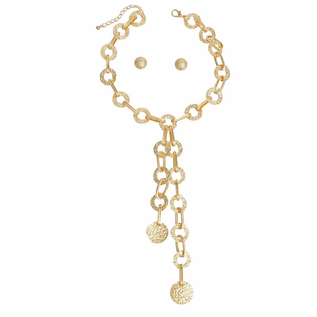 Y Chain Necklace Set