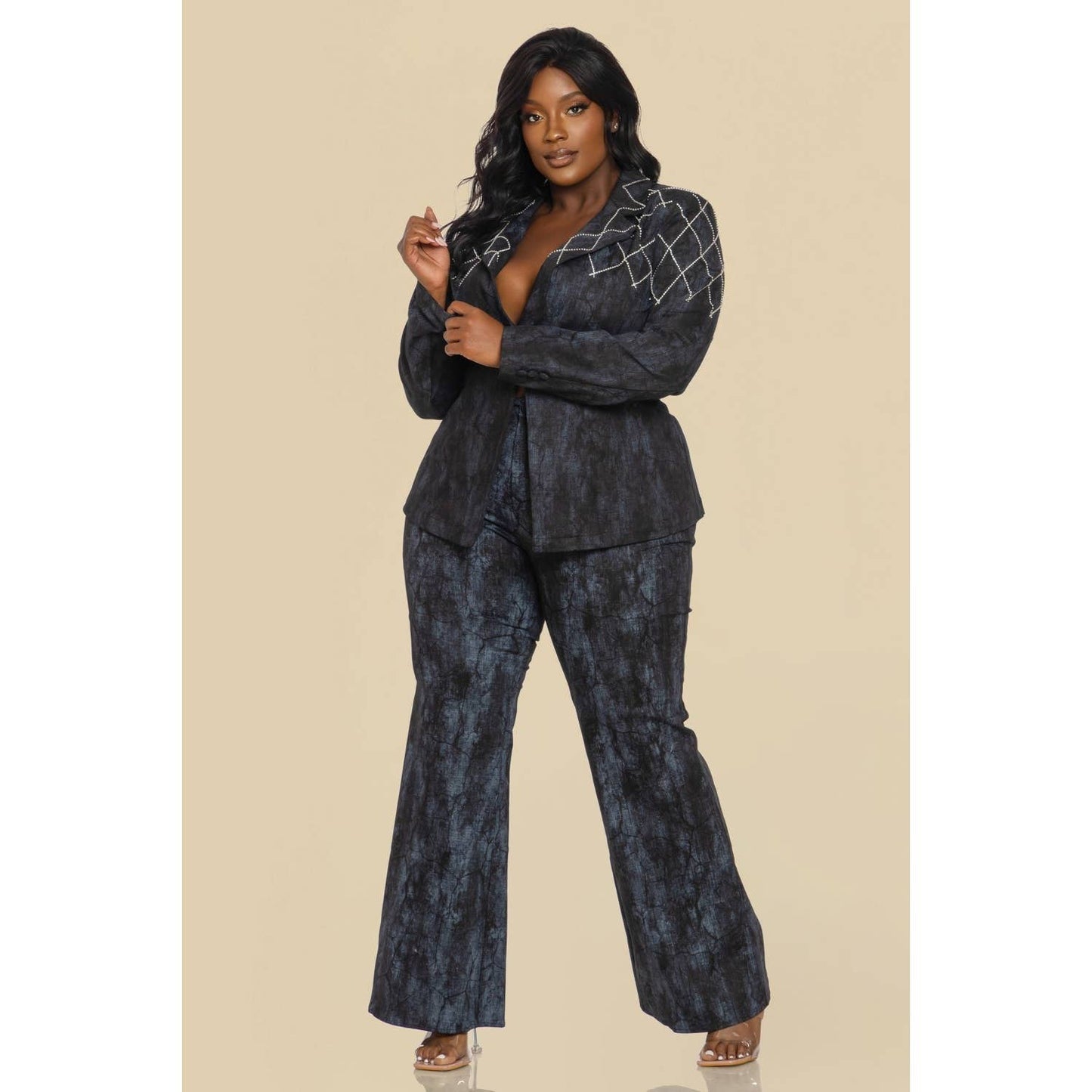 Denim and Bling Suit