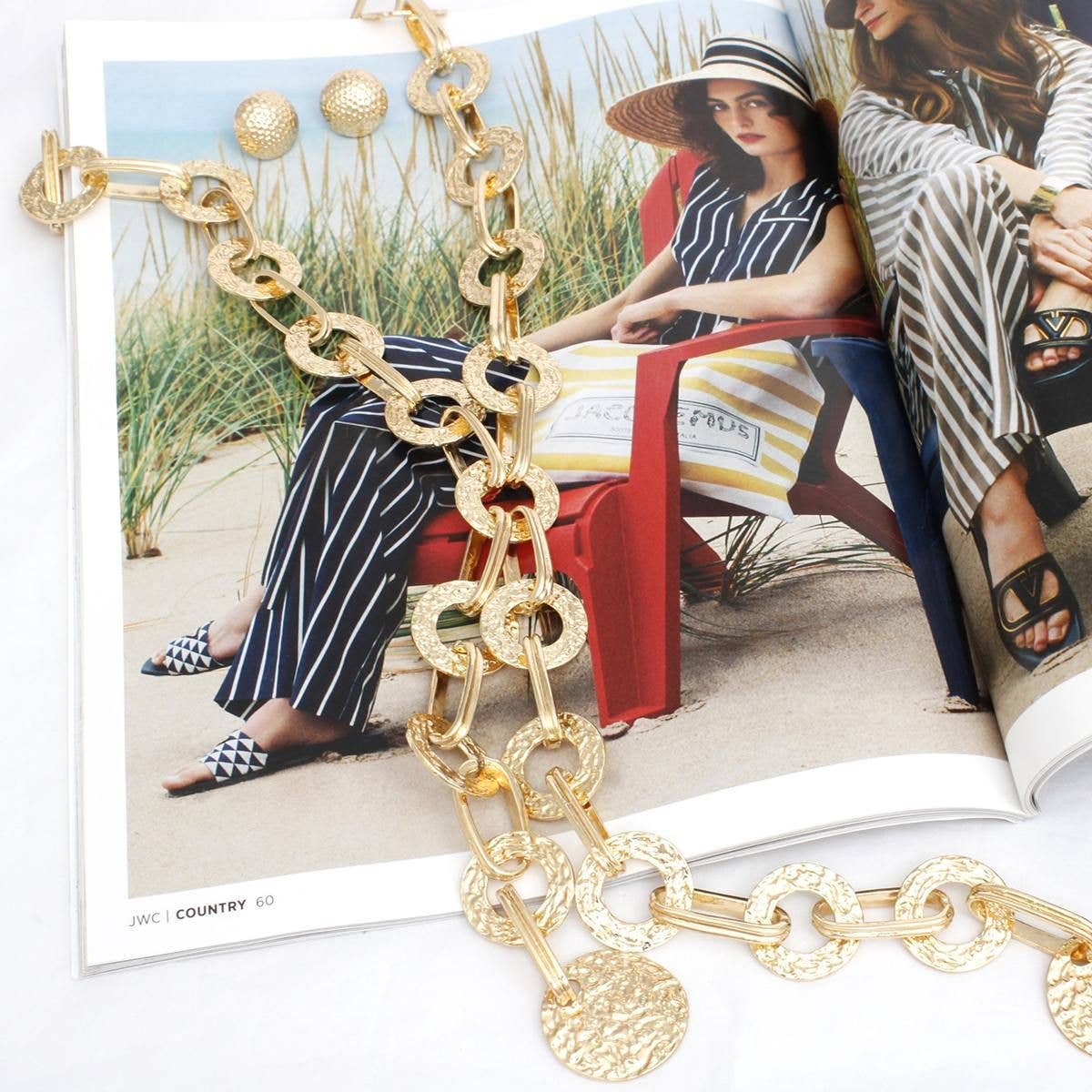 Y Chain Necklace Set