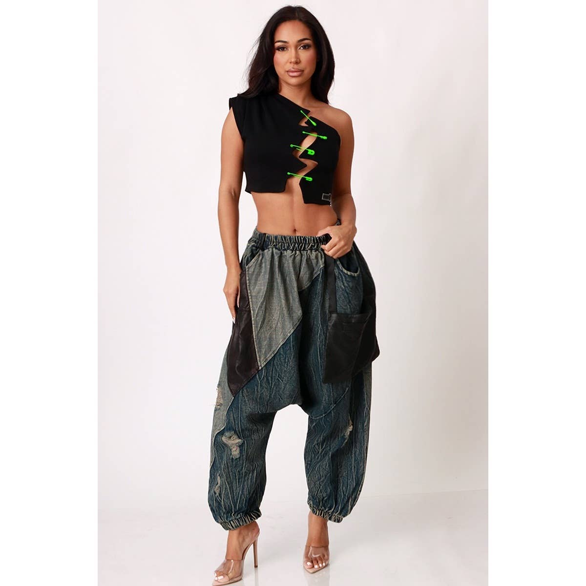 DENIM DRIFTER HAREM PANTS