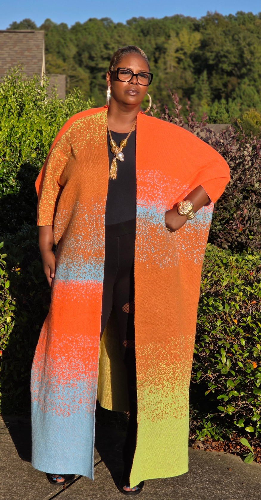 SUNSET DREAM OMBRE COAT