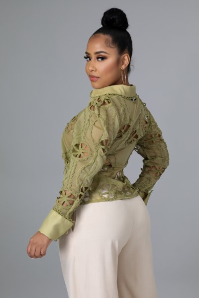 Isn't She Lovely Shirt-Sage