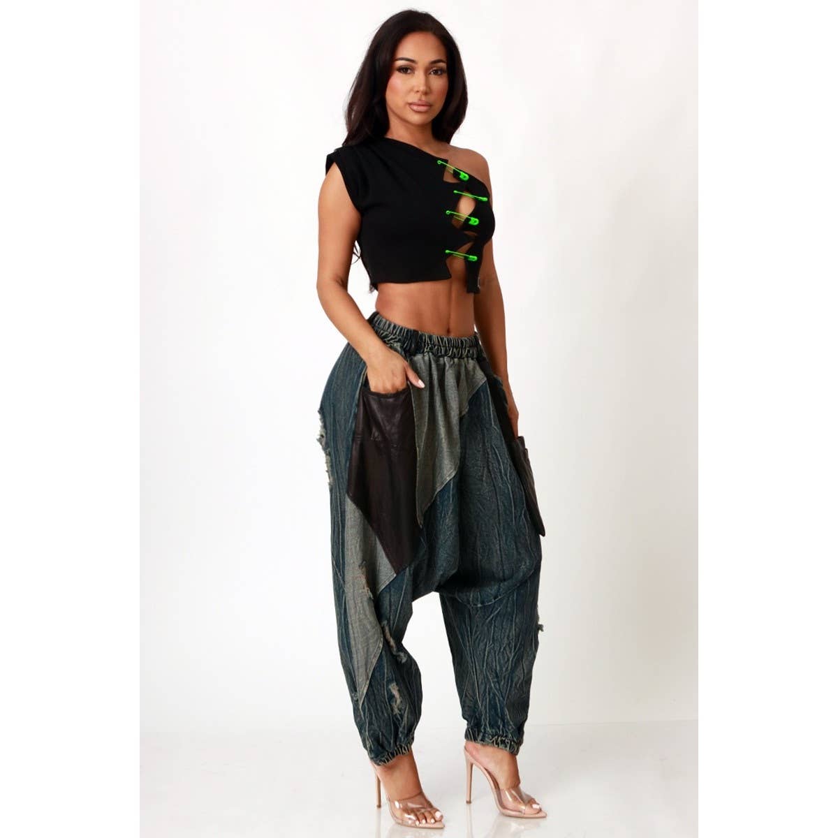 DENIM DRIFTER HAREM PANTS