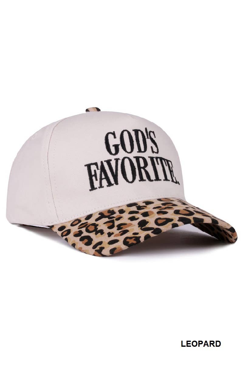 God's Favorite Two Tone Canvas Cotton Cap