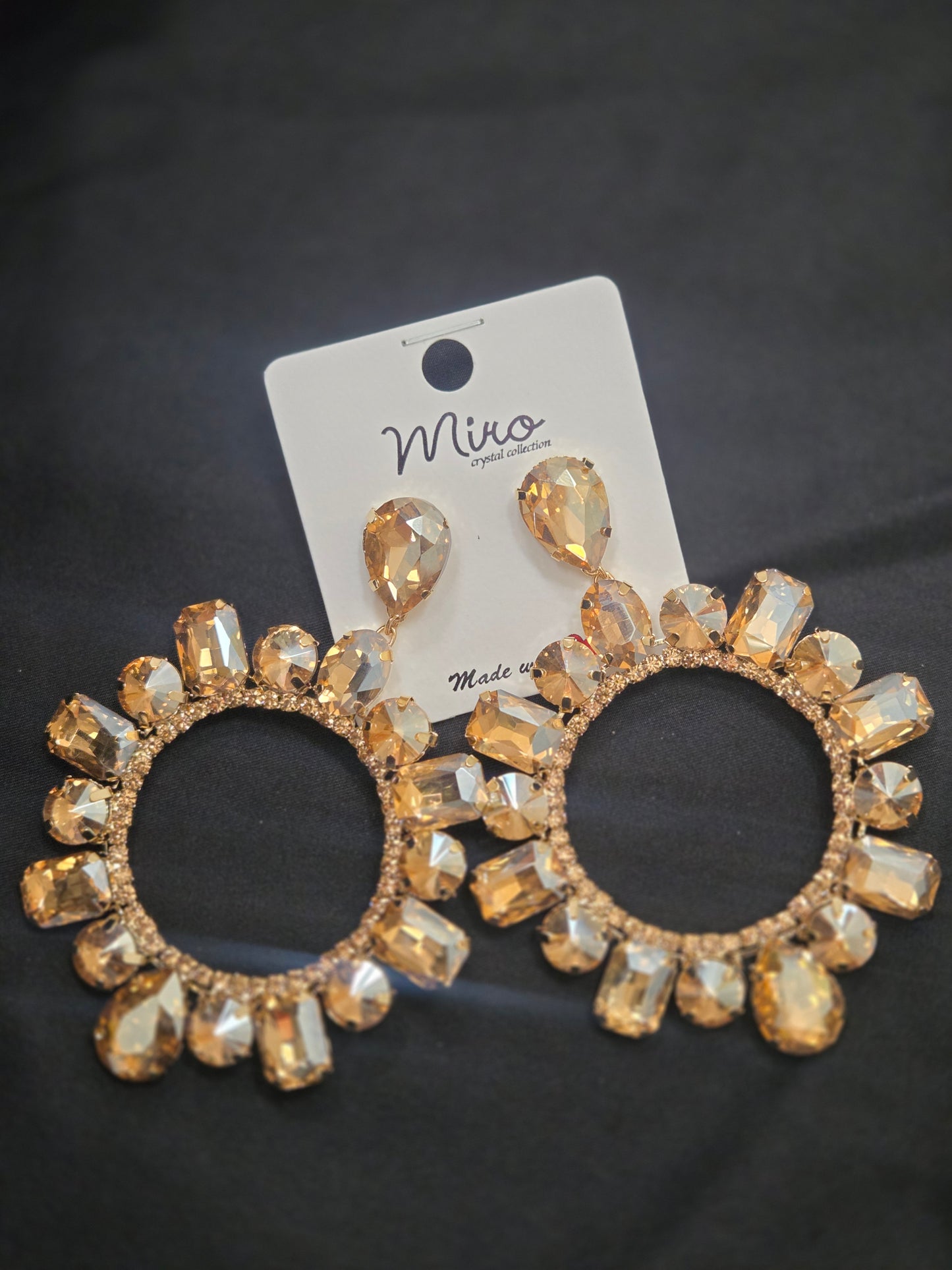 Crystal Statement Piece Earrings