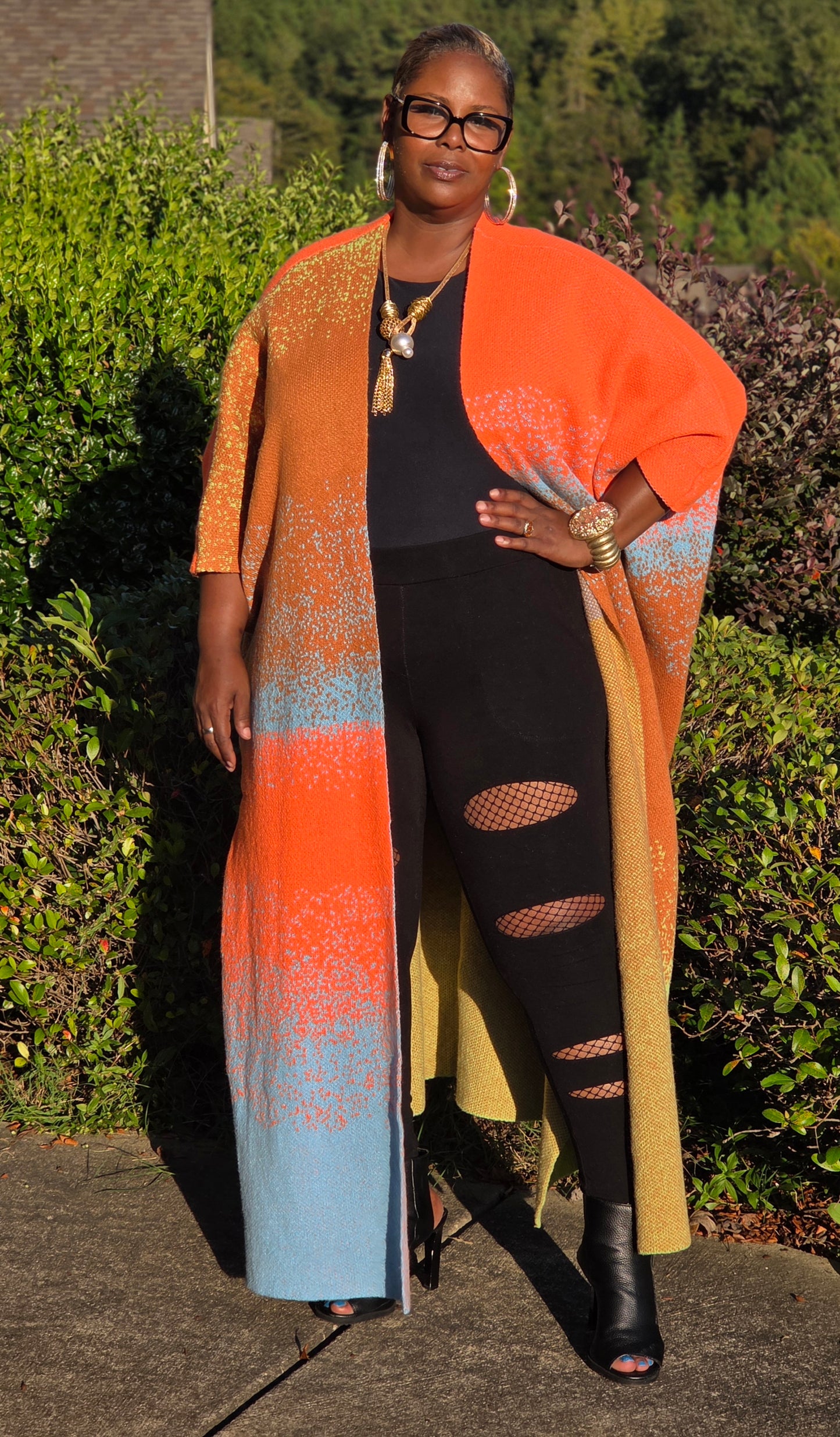 SUNSET DREAM OMBRE COAT