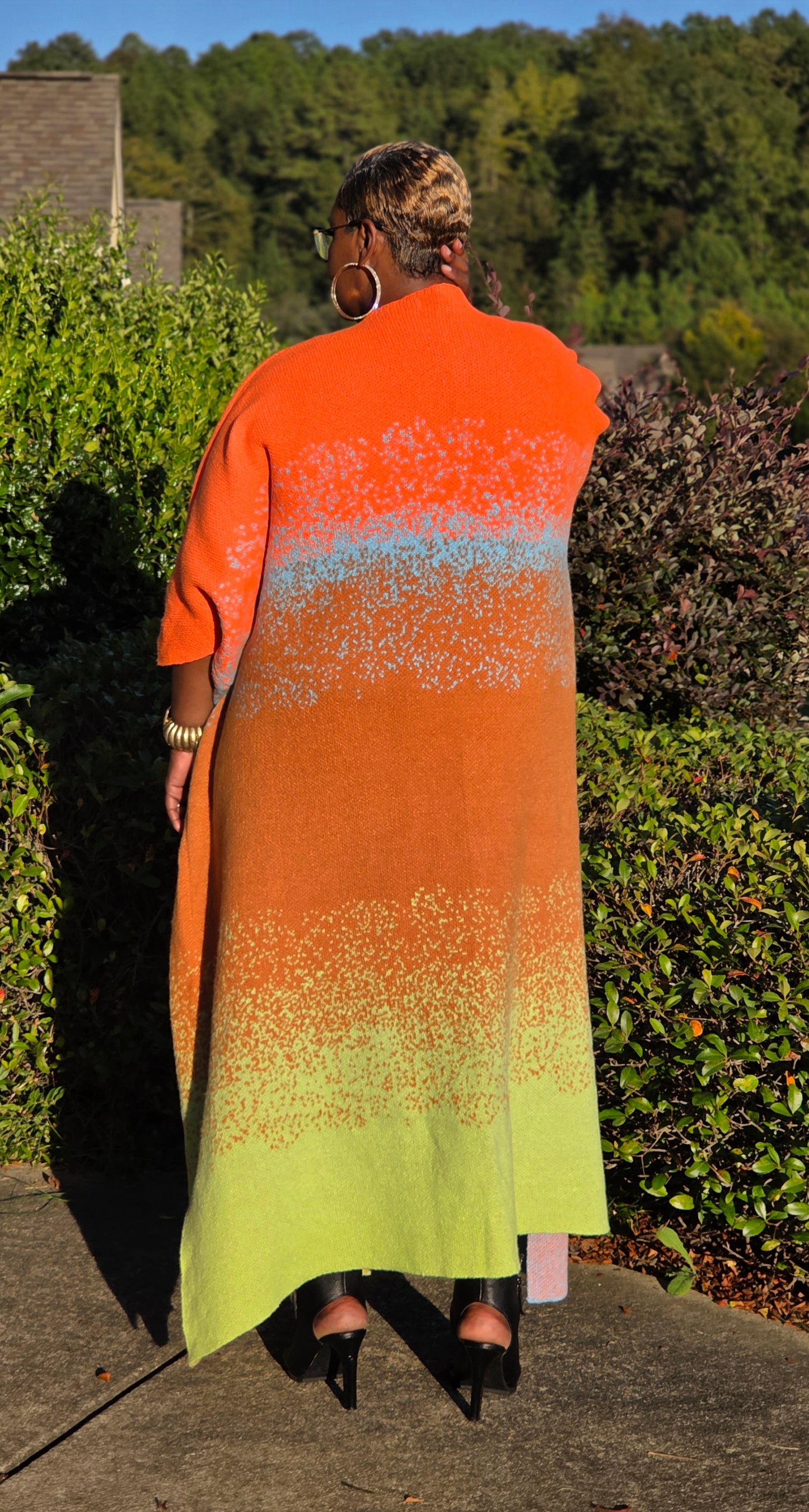 SUNSET DREAM OMBRE COAT
