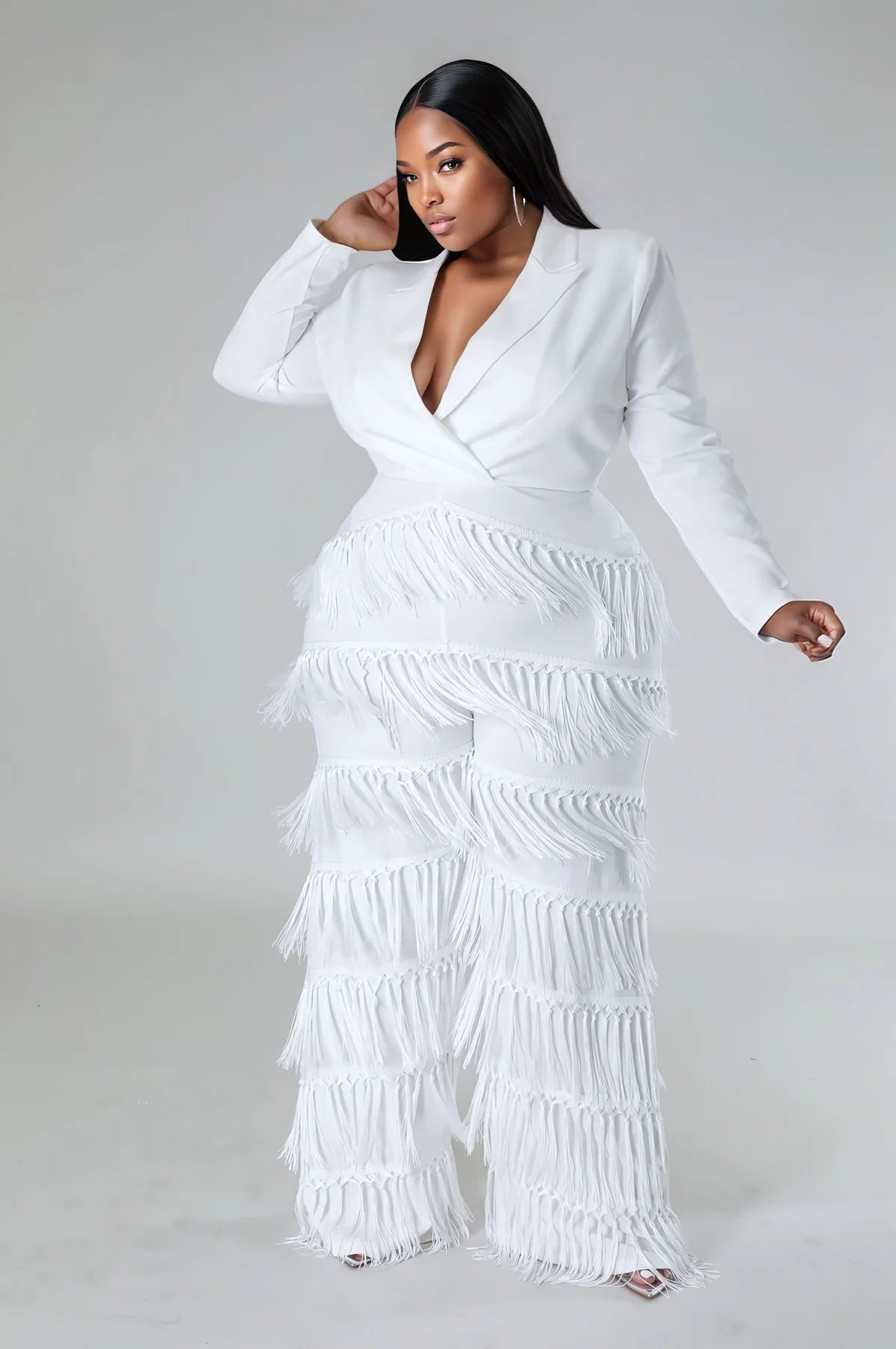 Free Flowing Fringe Jumpsuit