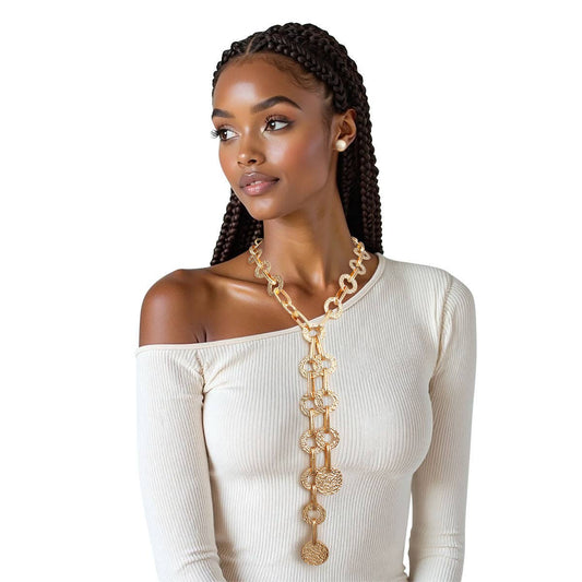 Y Chain Necklace Set