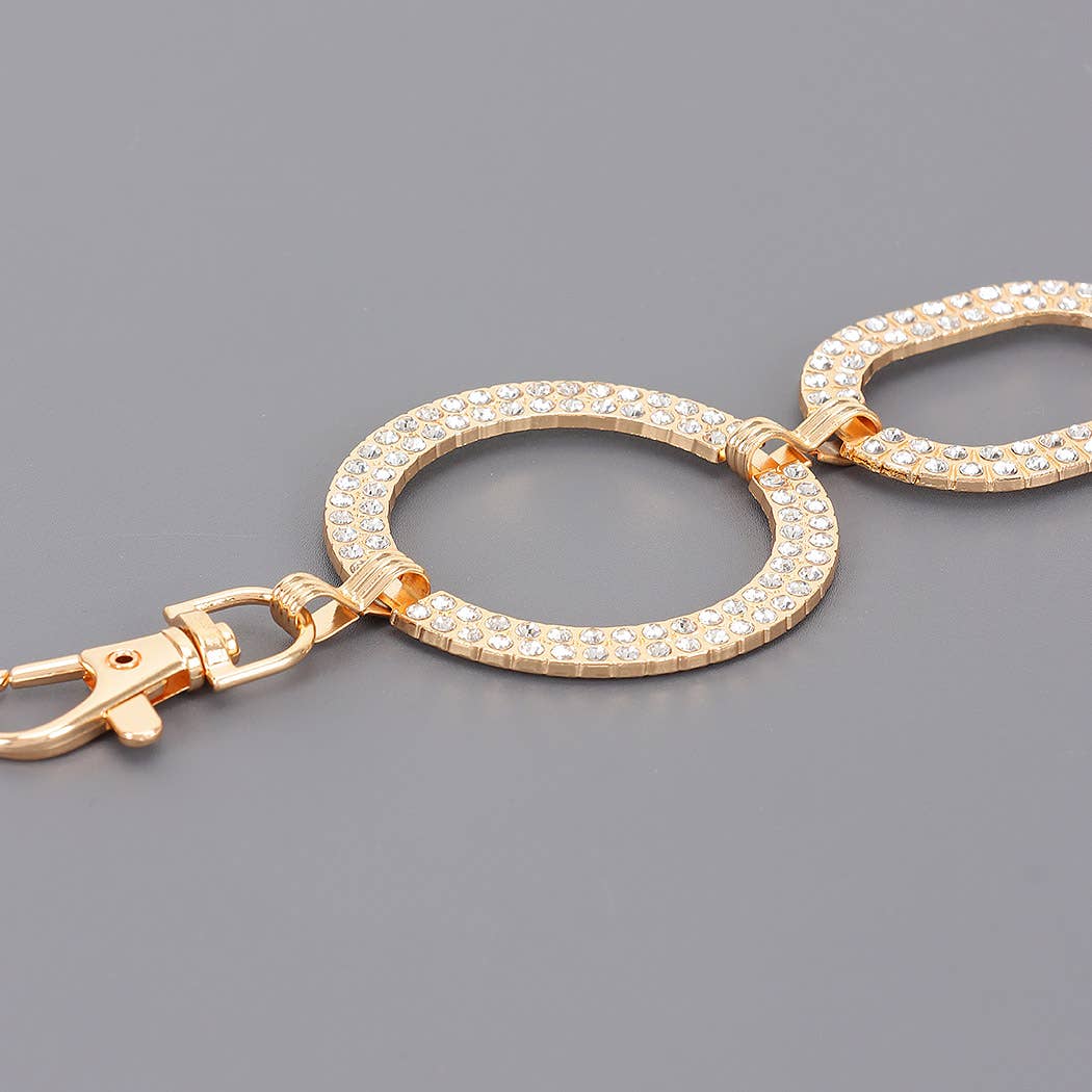 Rhinestone Chain Belt