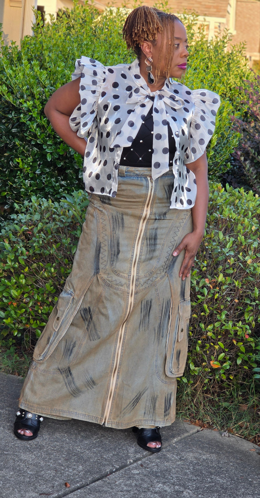 RUGGED VINTAGE MAXI SKIRT PANTS