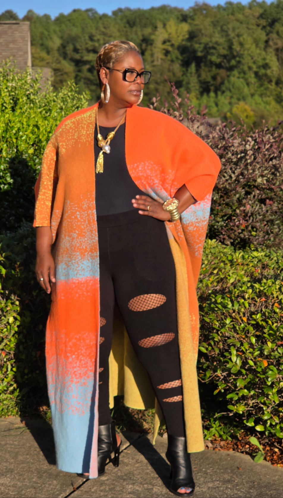 SUNSET DREAM OMBRE COAT
