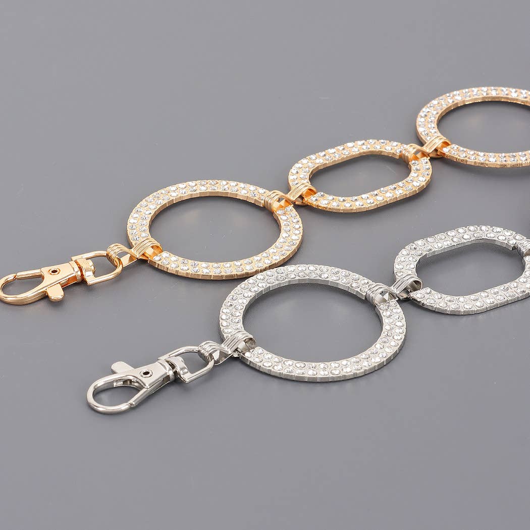 Rhinestone Chain Belt