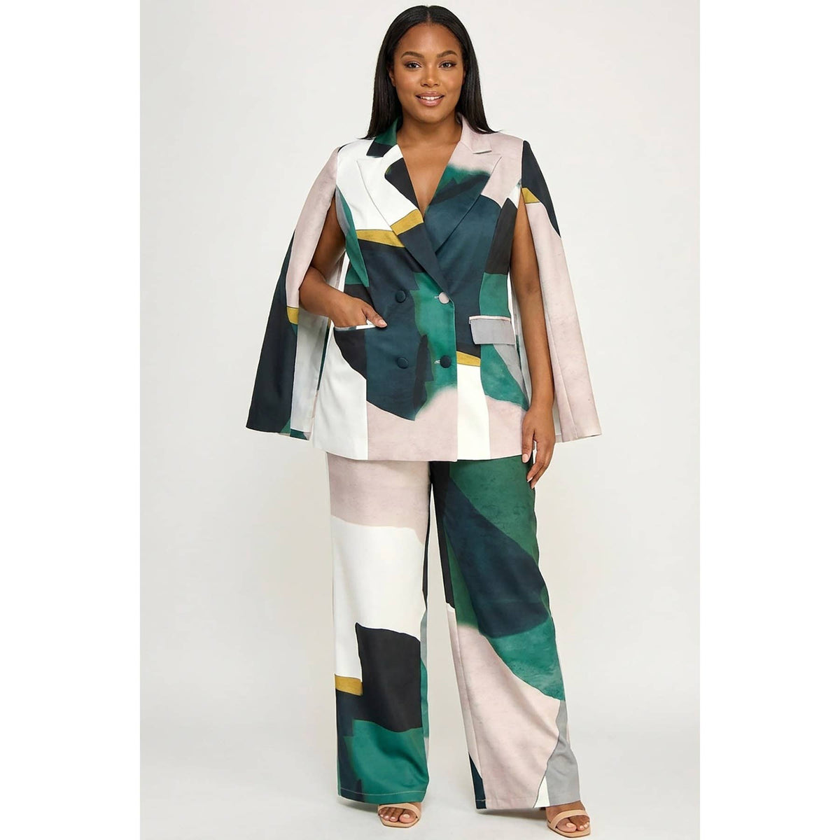 POWER FRAME CAPE SUIT SET