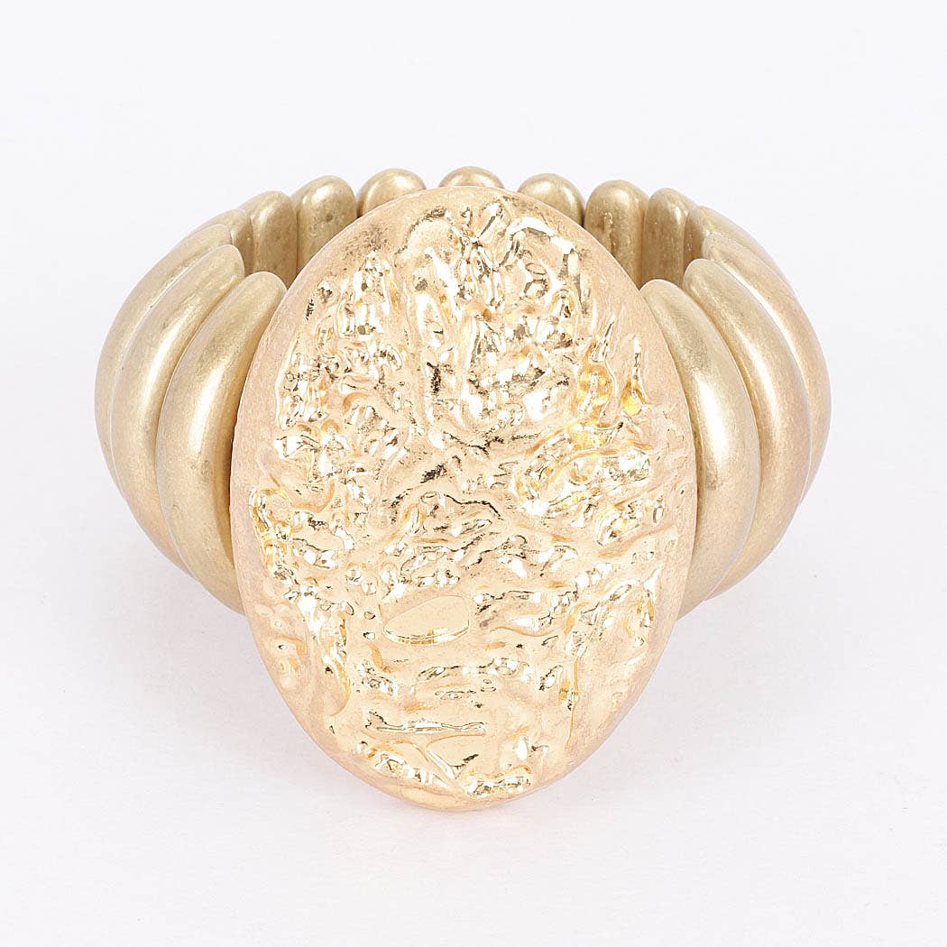 Alloy Casting Stretch Bracelet