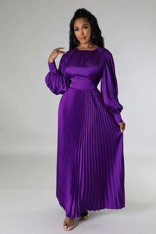 BE Royalty Pleated Dress