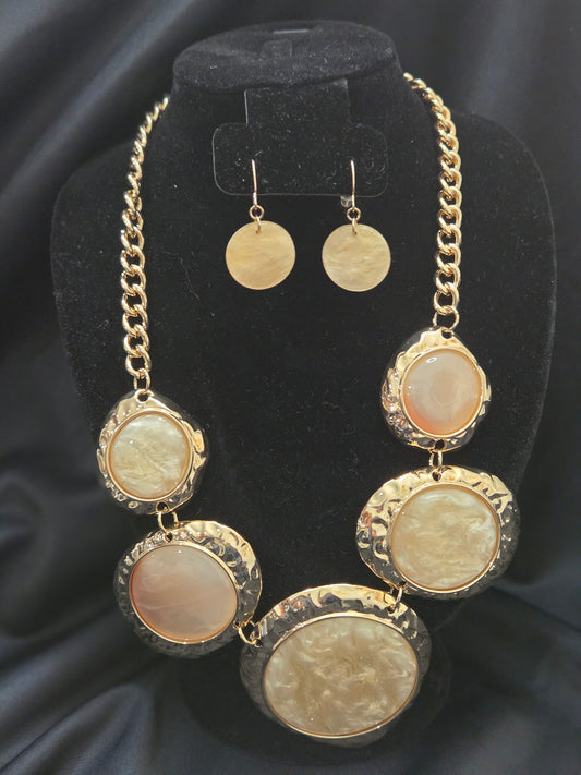 Natural Tone Necklace Set