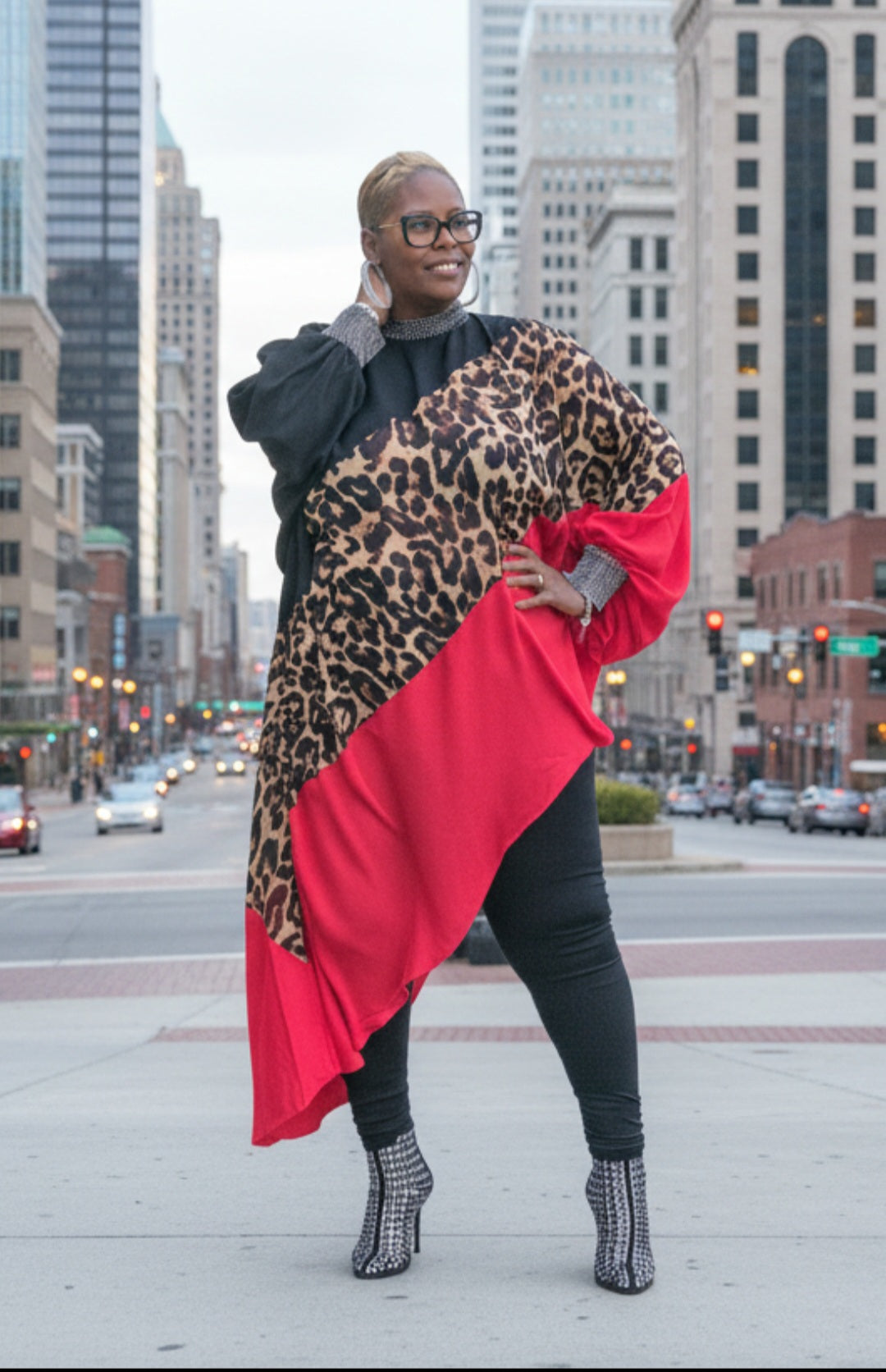 WILD TEMPTATION CHIFFON TUNIC