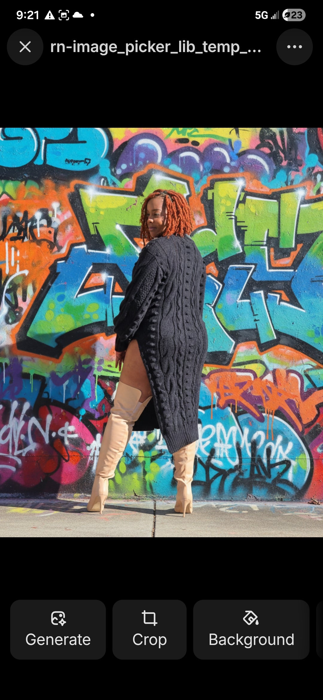 Turtleneck Sweater Midi Dress
