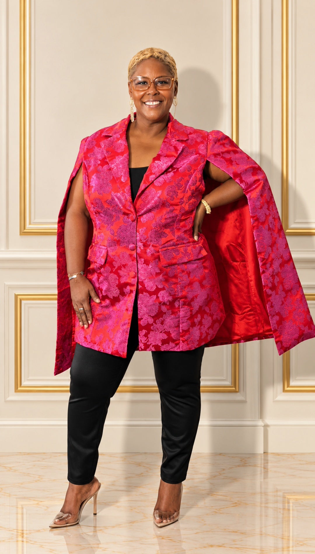 The BE Bold Cape Blazer