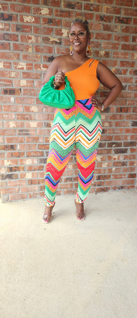Orange Crush Pant Set