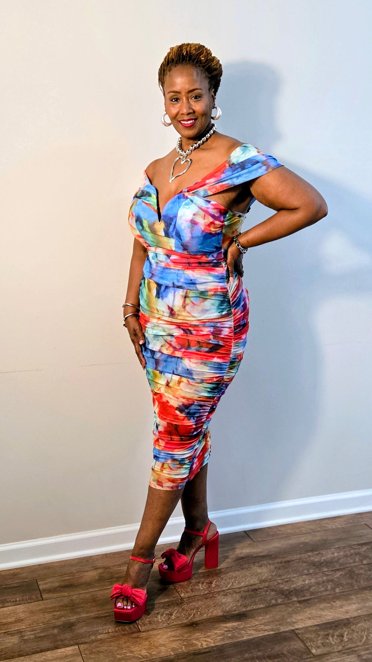 VELVET HOUR MIDI DRESS