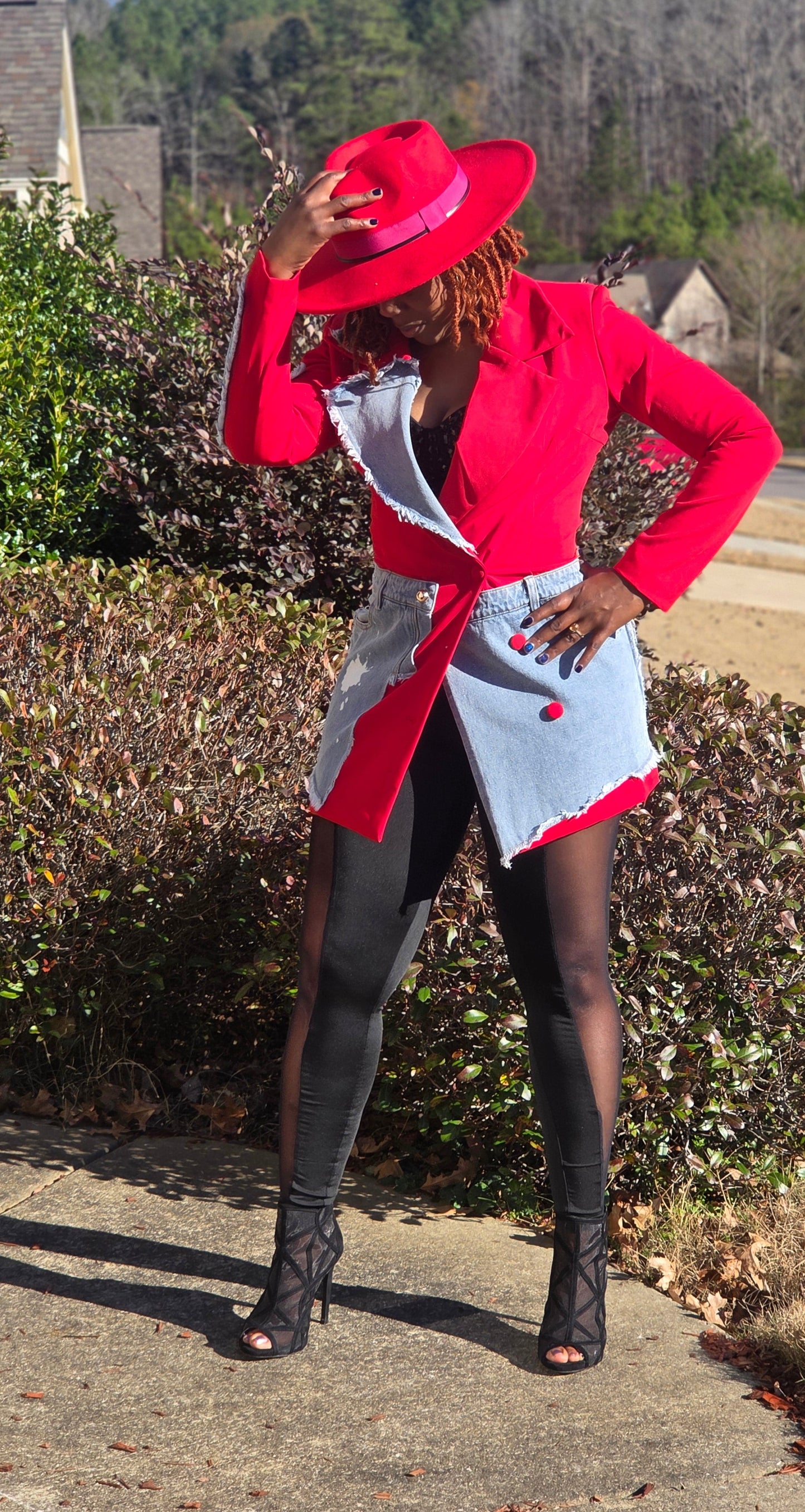 Denim Mix Blazer