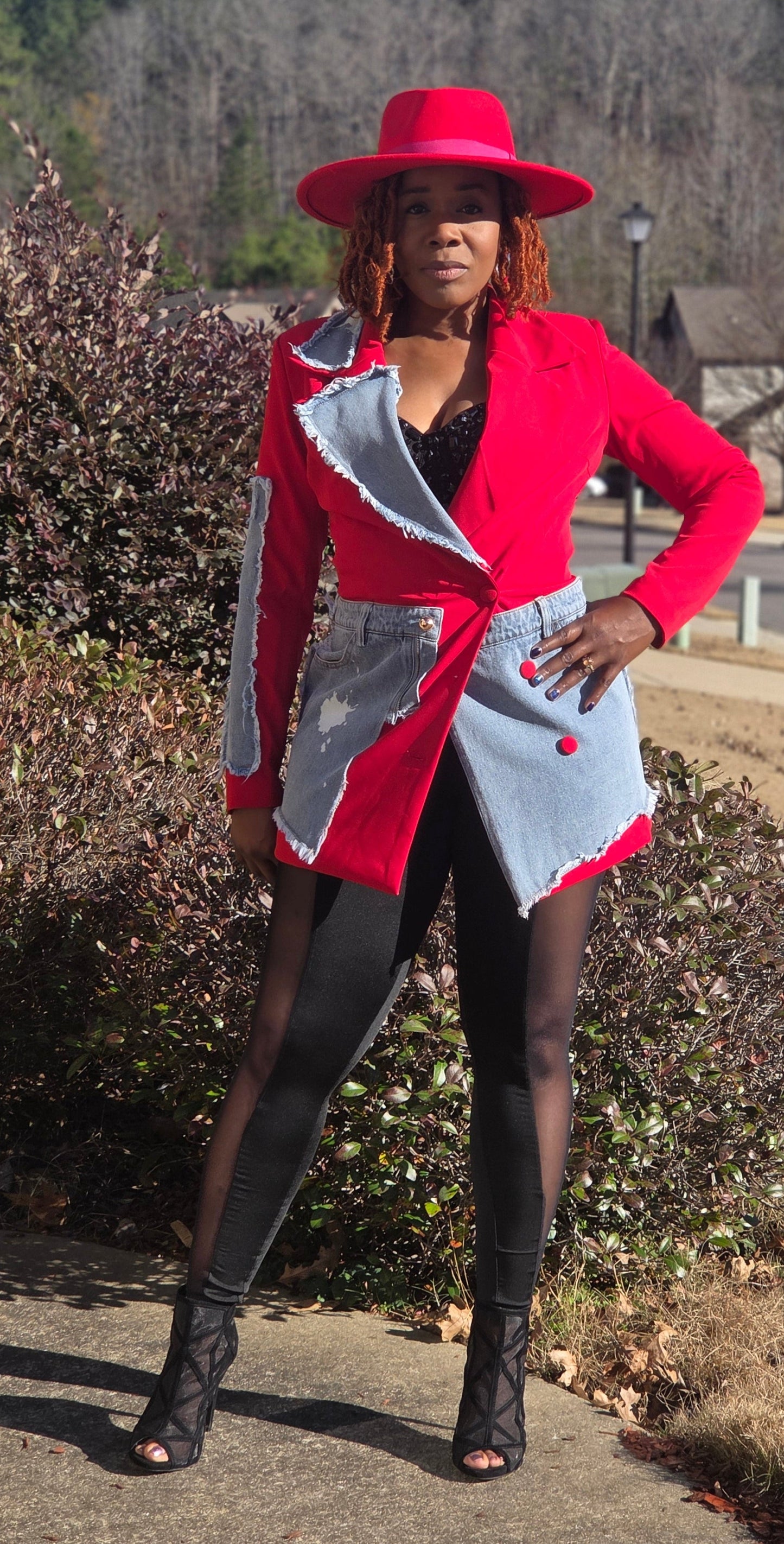 Denim Mix Blazer