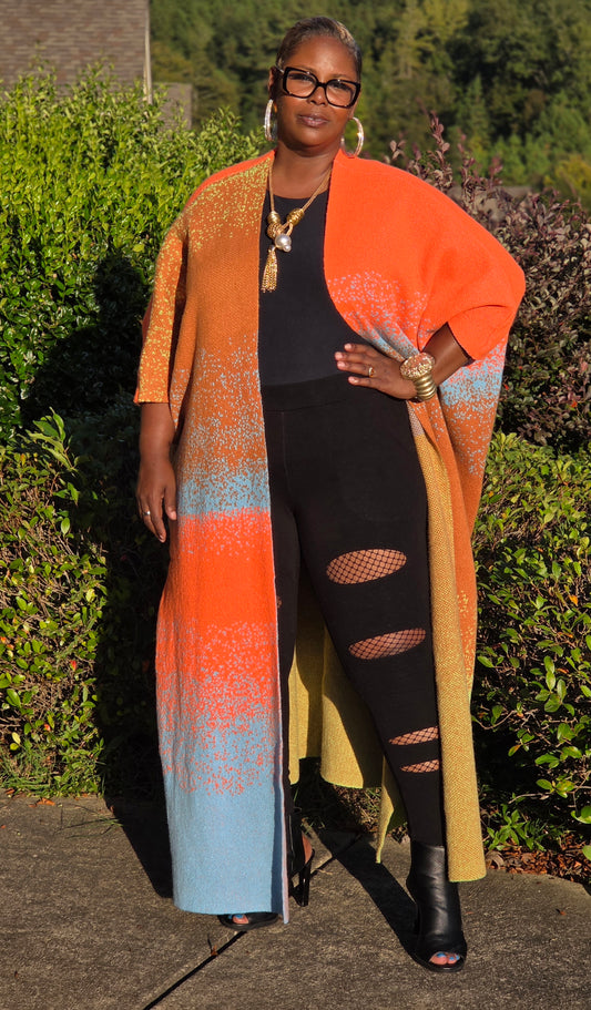 SUNSET DREAM OMBRE COAT