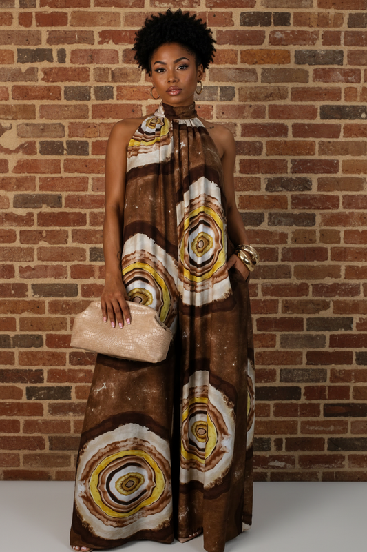 Chocolate Swirl Jumpsuit